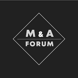 M & A FORUM logo