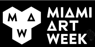 M A W MIAMI ART WEEK logo