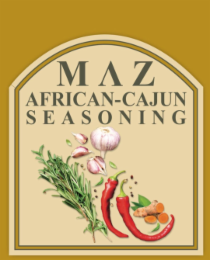 M A Z AFRICAN - CAJUN SEASONING logo