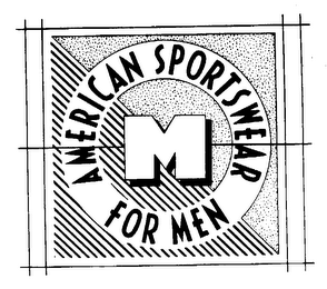 M AMERICAN SPORTSWEAR FOR MEN logo