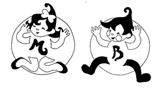 M B logo