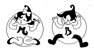 M B logo