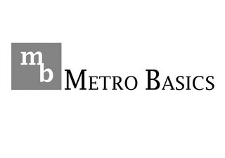 M B METRO BASICS logo