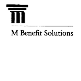 M BENEFIT SOLUTIONS logo