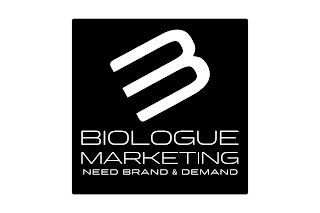 M BIOLOGUE MARKETING NEED BRAND & DEMAND logo