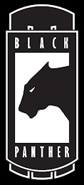 M BLACK PANTHER logo