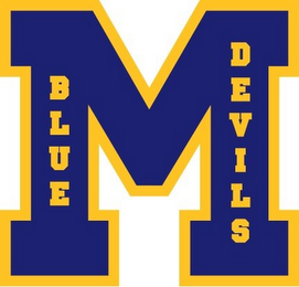 M BLUE DEVILS logo