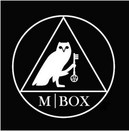 M BOX logo