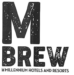 M BREW MILLENNIUM HOTELS AND RESORTS logo