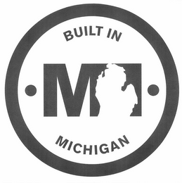M BUILT IN MICHIGAN logo