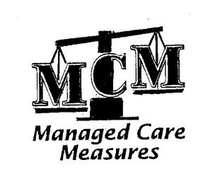 M C M  MANAGED CARE MEASURES
