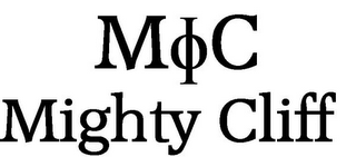 M C MIGHTY CLIFF logo