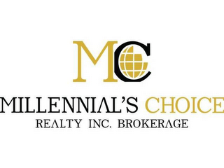 M C MILLENNIAL'S CHOICE REALTY INC. BROKERAGE logo