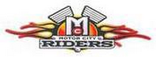 M C MOTOR CITY RIDERS logo