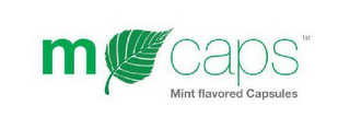 M CAPS MINT FLAVORED CAPSULES logo