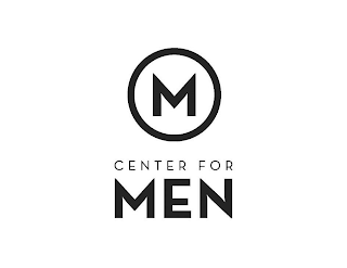 M CENTER FOR MEN logo
