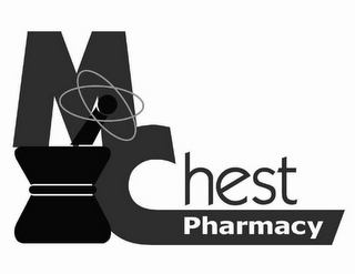 M CHEST PHARMACY logo