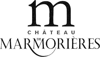 M CHÂTEAU DE MARMORIÈRES logo