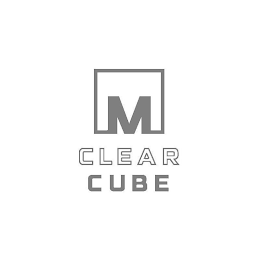 M CLEAR CUBE logo