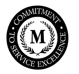 M COMMITMENT TO SERVICE EXCELLENCE logo