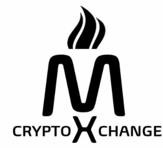 M, CRYPTO X CHANGE logo