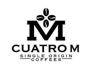 M CUATRO M SINGLE ORIGIN COFFEES logo