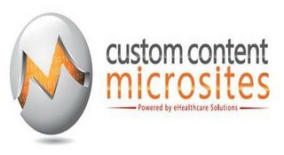 M CUSTOM CONTENT MICROSITES POWERED BY EHEALTHCARE SOLUTIONS logo