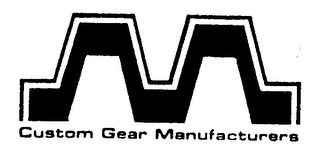 M CUSTOM GEAR MANUFACTURERS logo