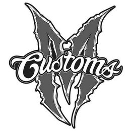 M CUSTOMS logo
