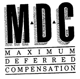 M-D-C MAXIMUM DEFERRED COMPENSATION logo