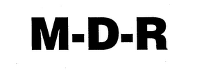M-D-R logo