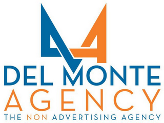 M DEL MONTE AGENCY THE NON ADVERTISING AGENCY logo