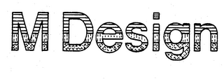 M DESIGN logo