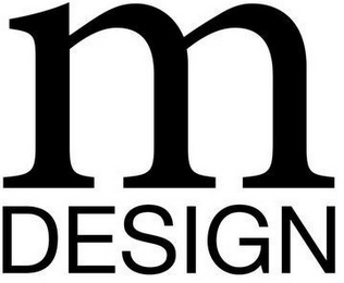 M DESIGN logo