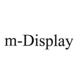 M-DISPLAY logo