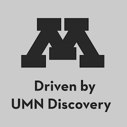 M DRIVEN BY UMN DISCOVERY logo