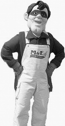 M & E logo