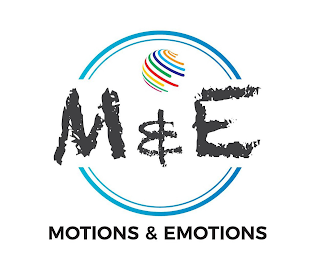 M & E MOTIONS & EMOTIONS logo