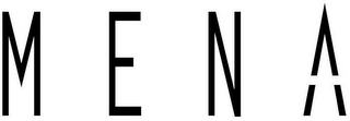 M E N A logo