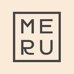 M E R U logo
