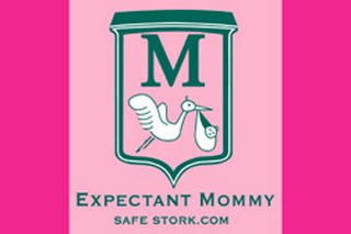 M EXPECTANT MOMMY SAFE STORK.COM logo
