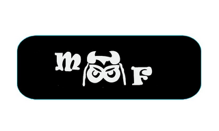 M F logo