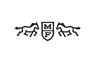 M F logo