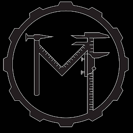 M F logo
