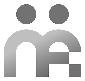 M F logo