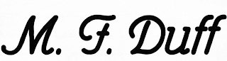 M. F. DUFF logo