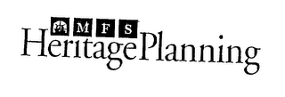 M F S HERITAGE PLANNING logo