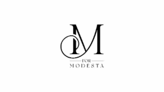 M FOR MODESTA logo