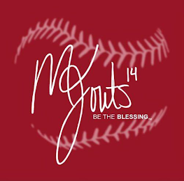 M FOUTS 14 BE THE BLESSING logo