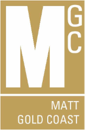 M G C MATT GOLD COAST logo